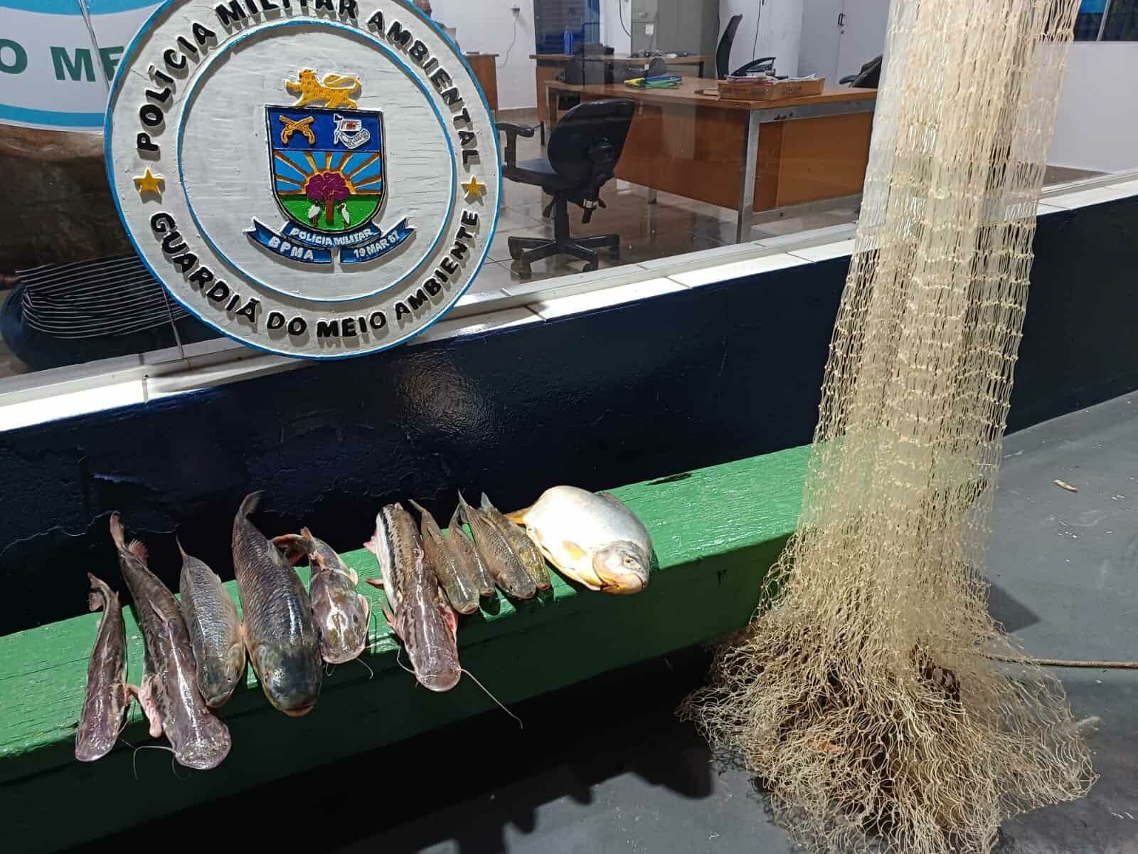 Imagem de compartilhamento para o artigo Homem é autuado em mil e quinhetos reais por pesca predatória durante fiscalização da PMA no município de Coxim da MS Todo dia