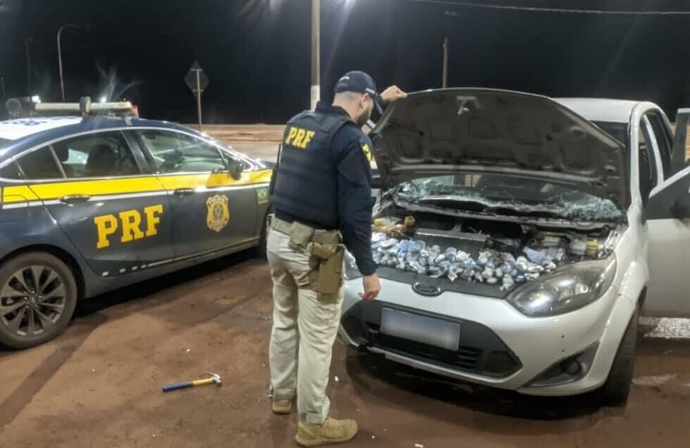 Imagem de compartilhamento para o artigo PRF apreende 6,8 quilos de haxixe na BR-163, em Rio Brilhante da MS Todo dia