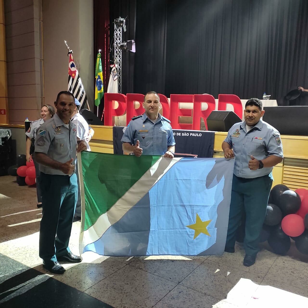 Imagem de compartilhamento para o artigo Policiais representam MS no Seminário Nacional do Proerd em São Paulo da MS Todo dia