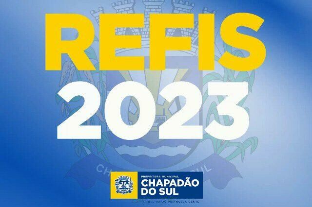 Imagem de compartilhamento para o artigo REFIS 2023 – Prefeitura de Chapadão do Sul oferece desconto de até 100% em multas e juros da MS Todo dia