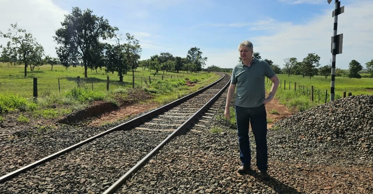 Imagem de compartilhamento para o artigo ANTT declara de utilidade pública área para novo ramal ferroviário da Arauco em Inocência da MS Todo dia
