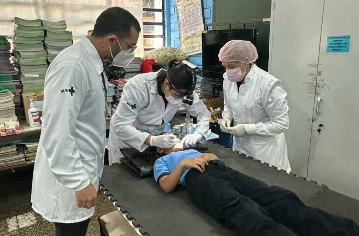 Imagem de compartilhamento para o artigo Dia “B” da Saúde Bucal mobiliza municípios de MS com técnica minimamente invasiva para tratar cárie em crianças da MS Todo dia