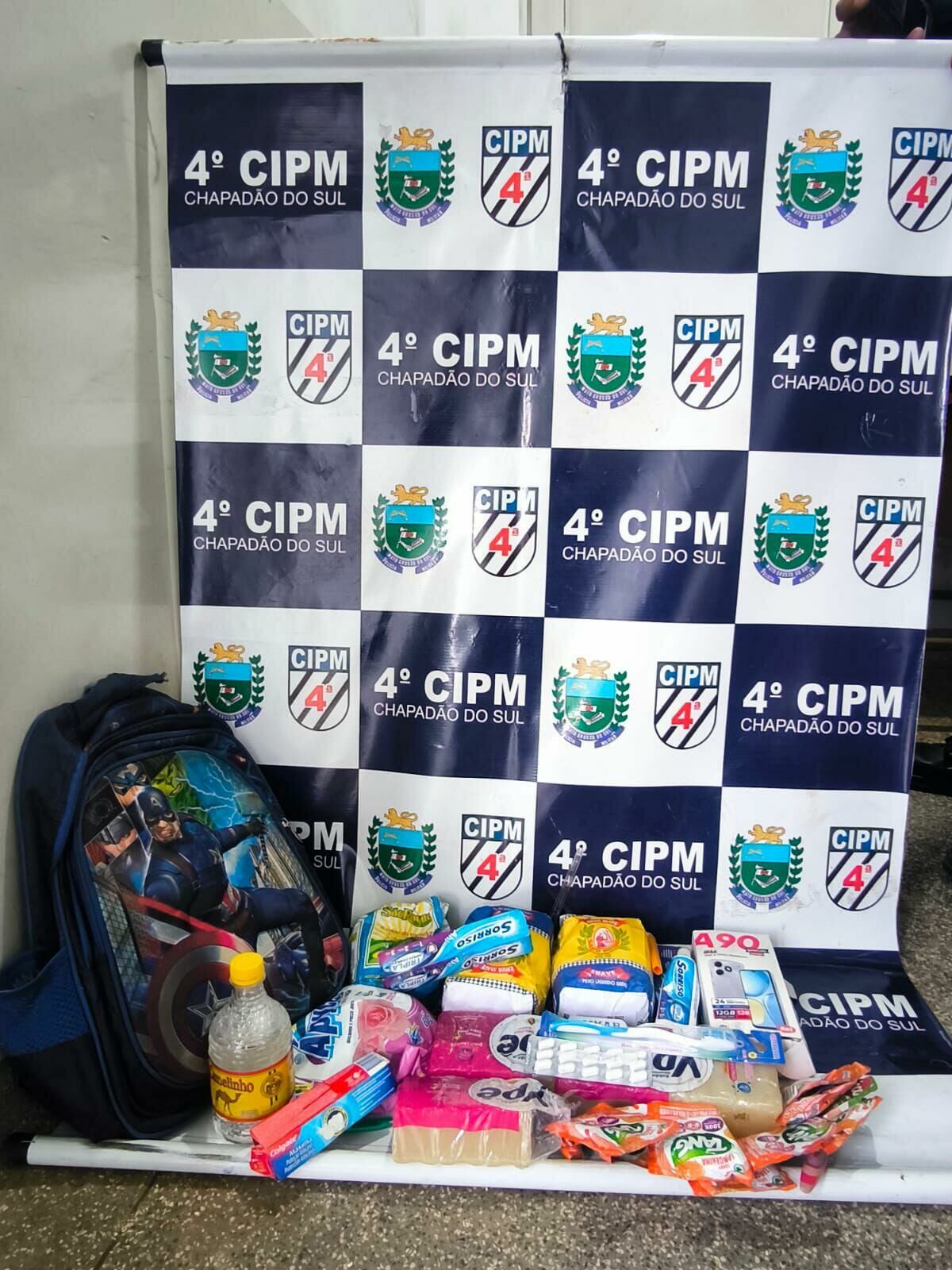 Imagem de compartilhamento para o artigo Polícia Militar prende quatro homens por furto em atacadista de Chapadão do Sul da MS Todo dia