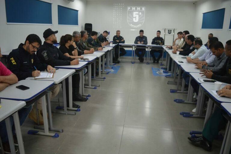 Imagem de compartilhamento para o artigo Em Coxim, forças de segurança de MS e MT discutem estratégias de combate ao crime organizado da MS Todo dia