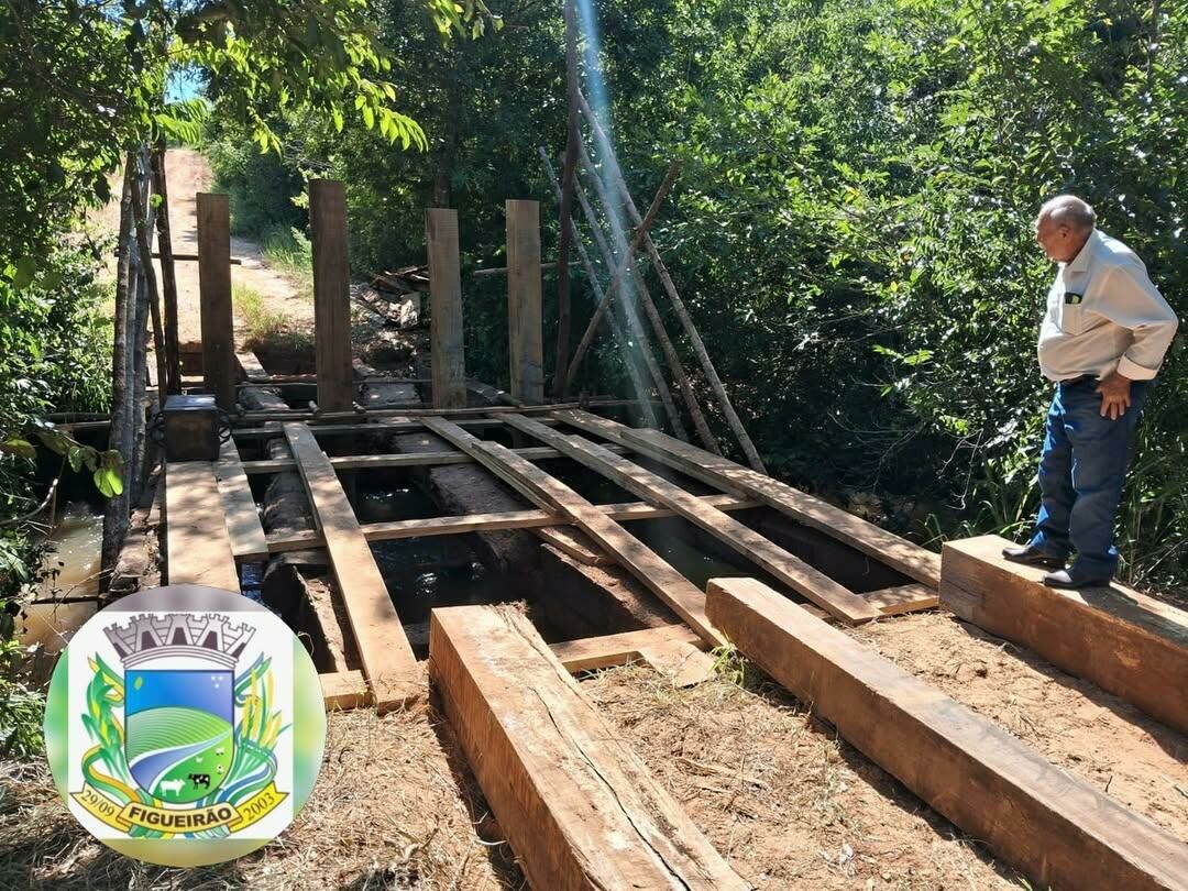 Imagem de compartilhamento para o artigo Prefeito Juvenal Consolaro acompanha manutenção de ponte e reforça compromisso com infraestrutura da MS Todo dia