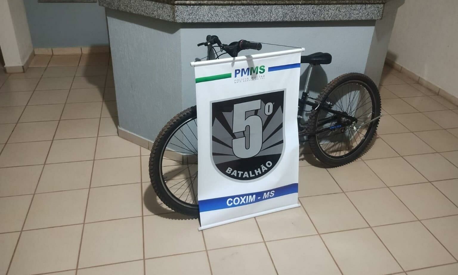 Imagem de compartilhamento para o artigo Ladrão furta bicicleta, vende por R$ 120 e acaba preso com compradores em Coxim da MS Todo dia