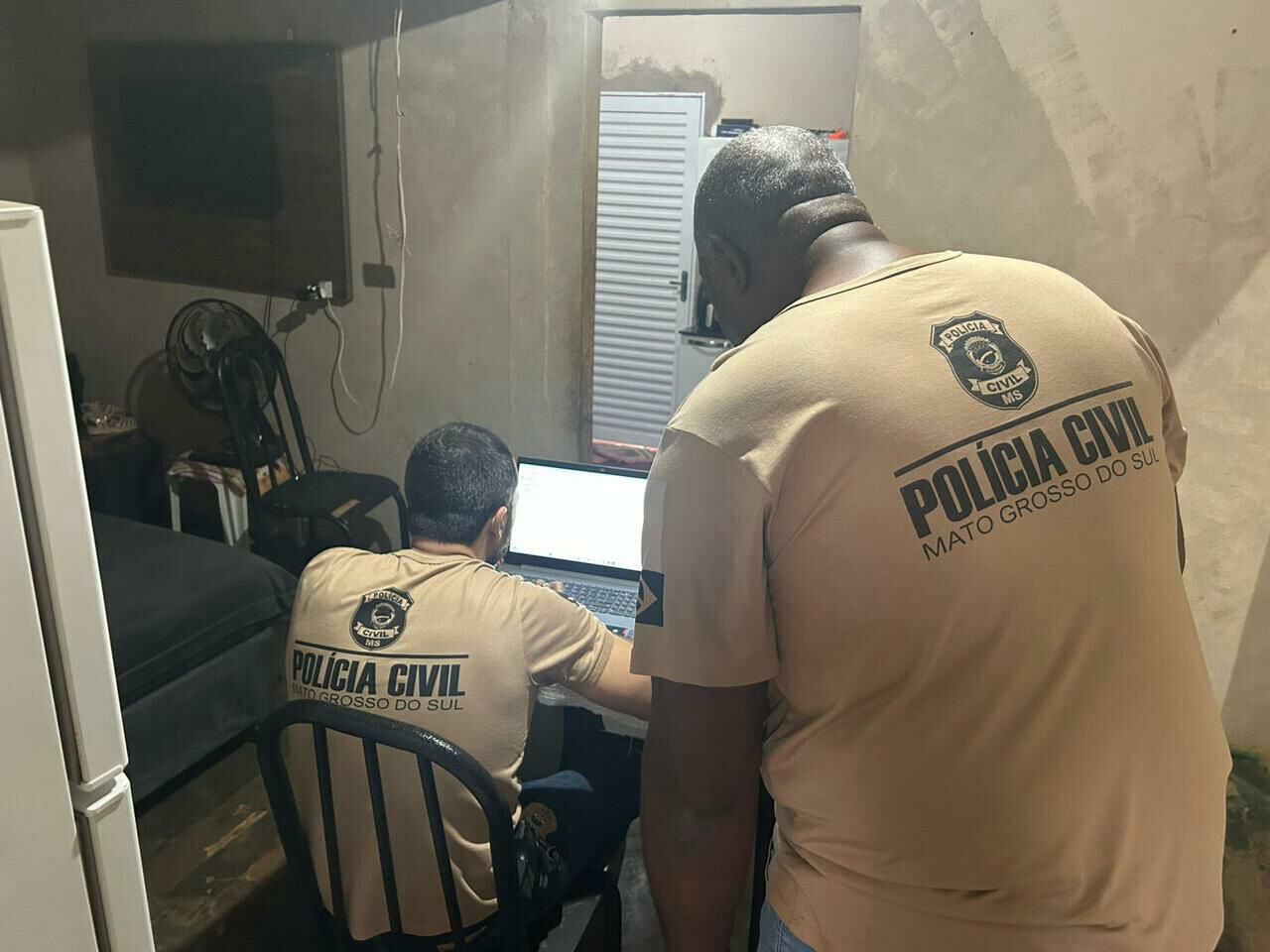 Imagem de compartilhamento para o artigo Homem é preso em flagrante em Paraíso das Águas por suspeita de exploração sexual infantil na internet da MS Todo dia