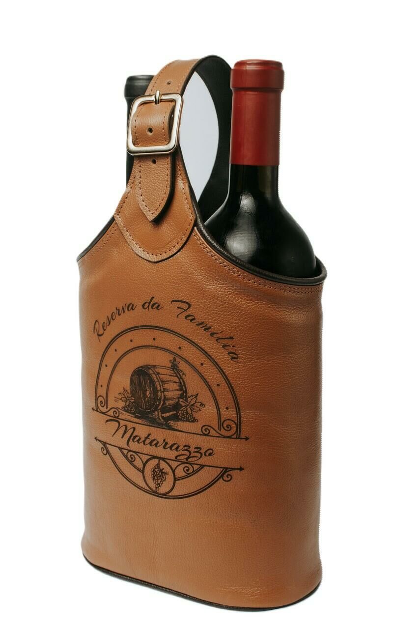 Imagem para categoria Porta-Vinhos em Couro Duplo
