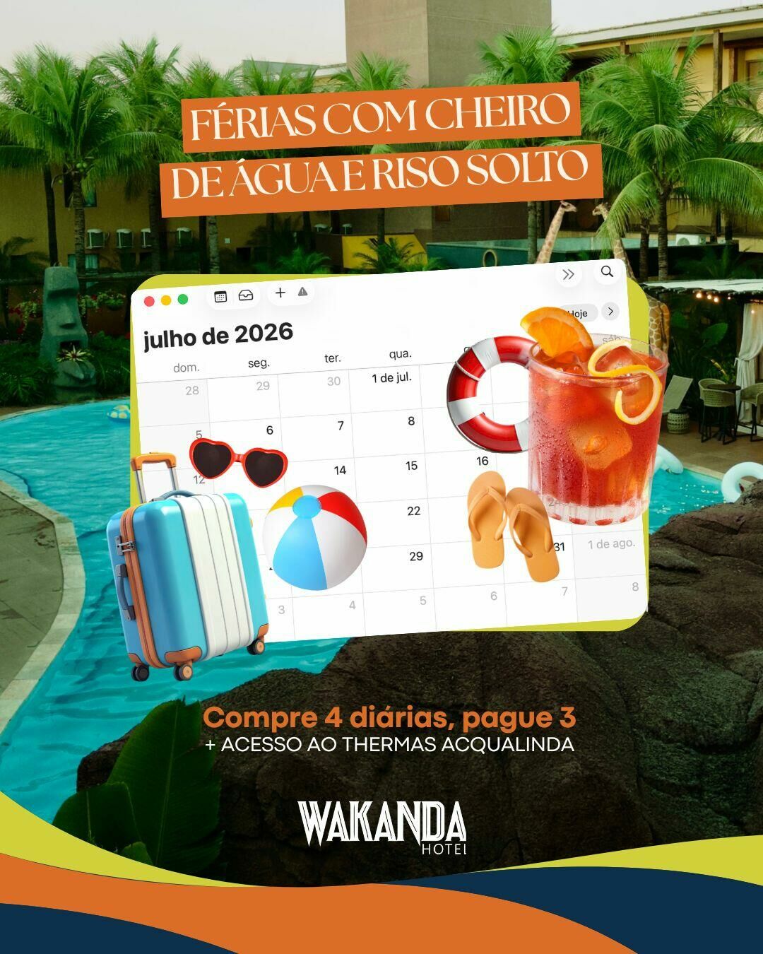 Pacote Dia das Mães - Wakanda Hotel