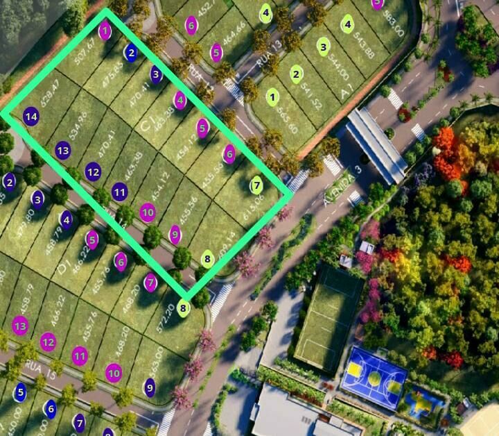 Imagem do imóvel Lote Le Jardin Quadra C próximo ao clube