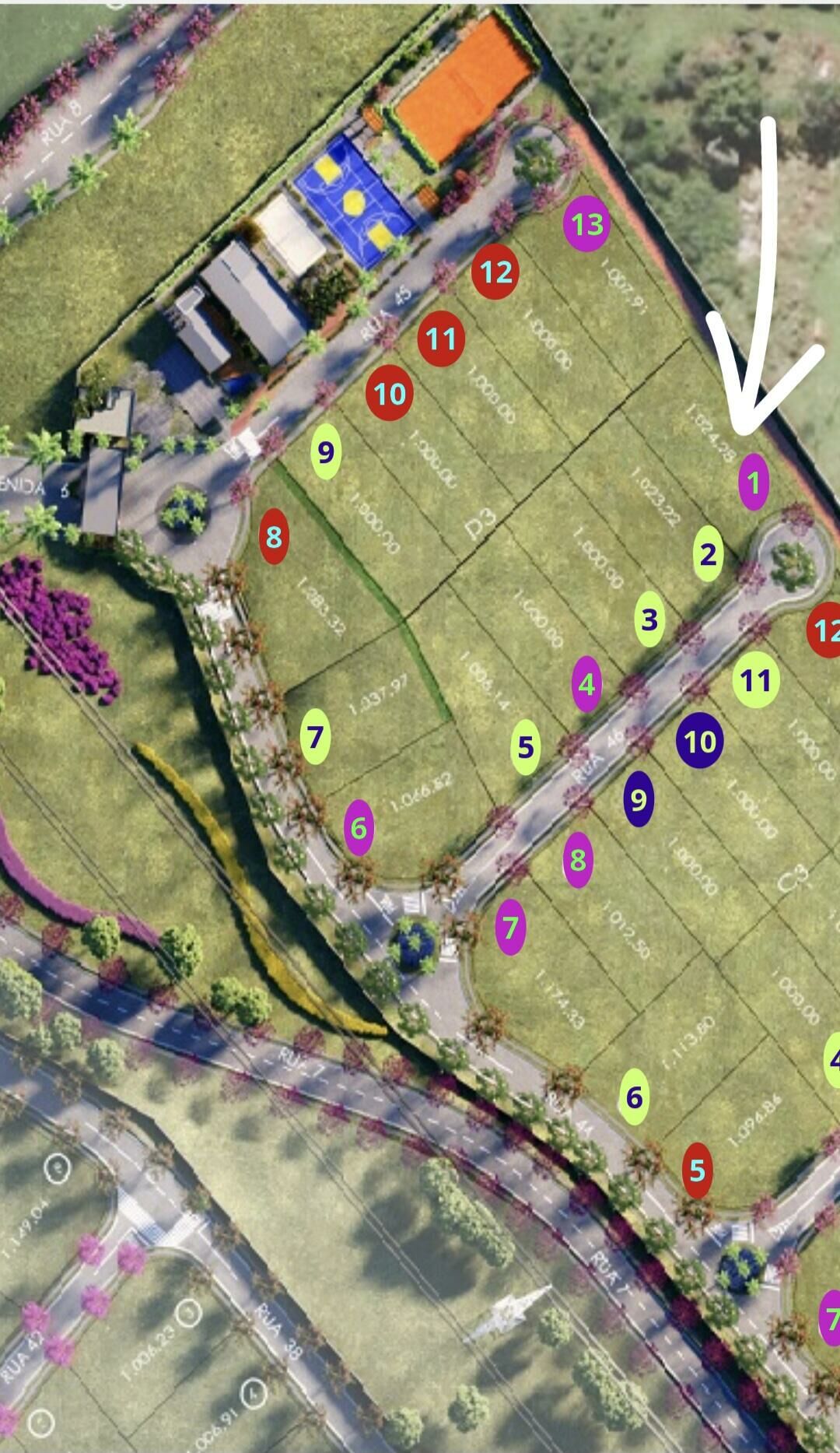 Imagem do imóvel Lote Le Champ  1.024,28 m²  Q-D3