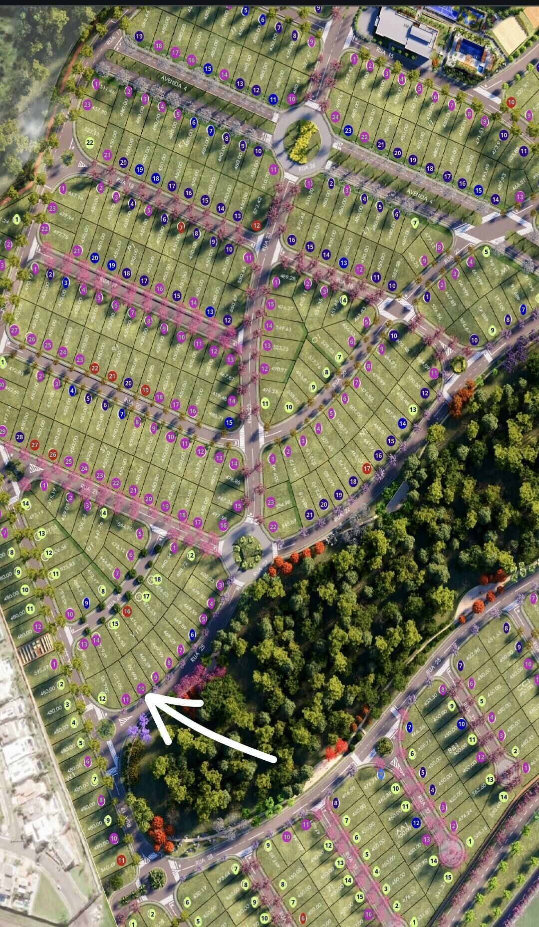 Imagem do imóvel Lote Le Jardin 469,59 m² Q-V1