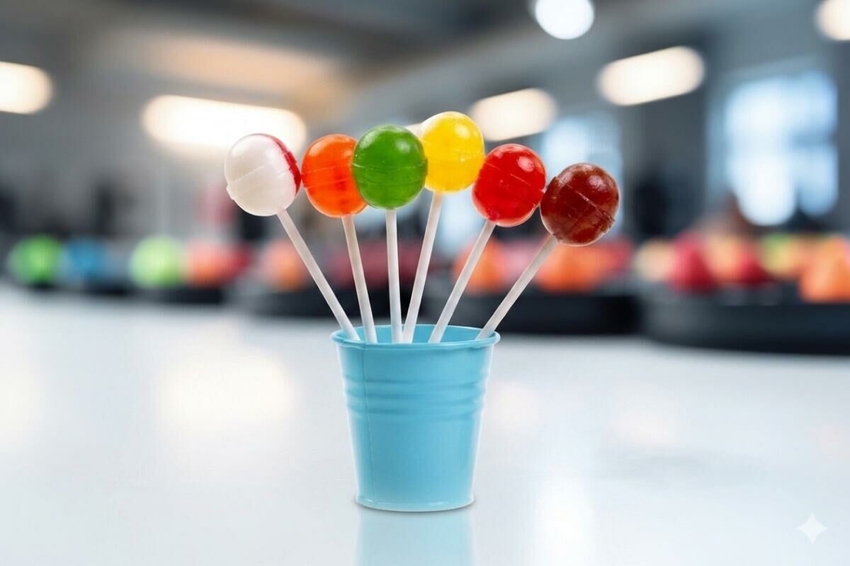 Criança comprando doce
