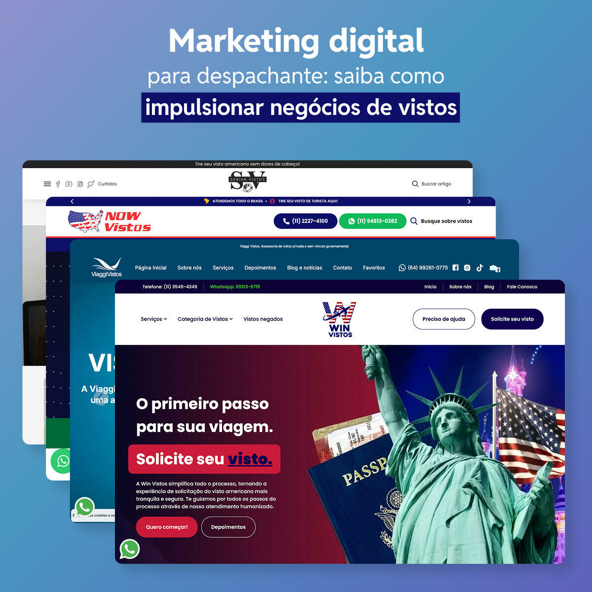 Imagem principal de Empresa de marketing digital para despachante: saiba como impulsionar negócios de vistos