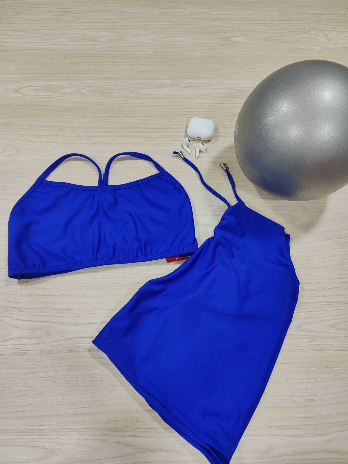 Imagem de Conjunto Shorts Empina Bumbum Azul  BJAZ1 - Tamanho M