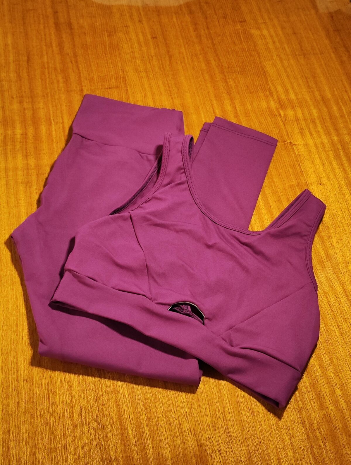 Imagem de Conjunto Leg e Top de Cor Violeta BJVI1- Tamanho Único 38 ao 42