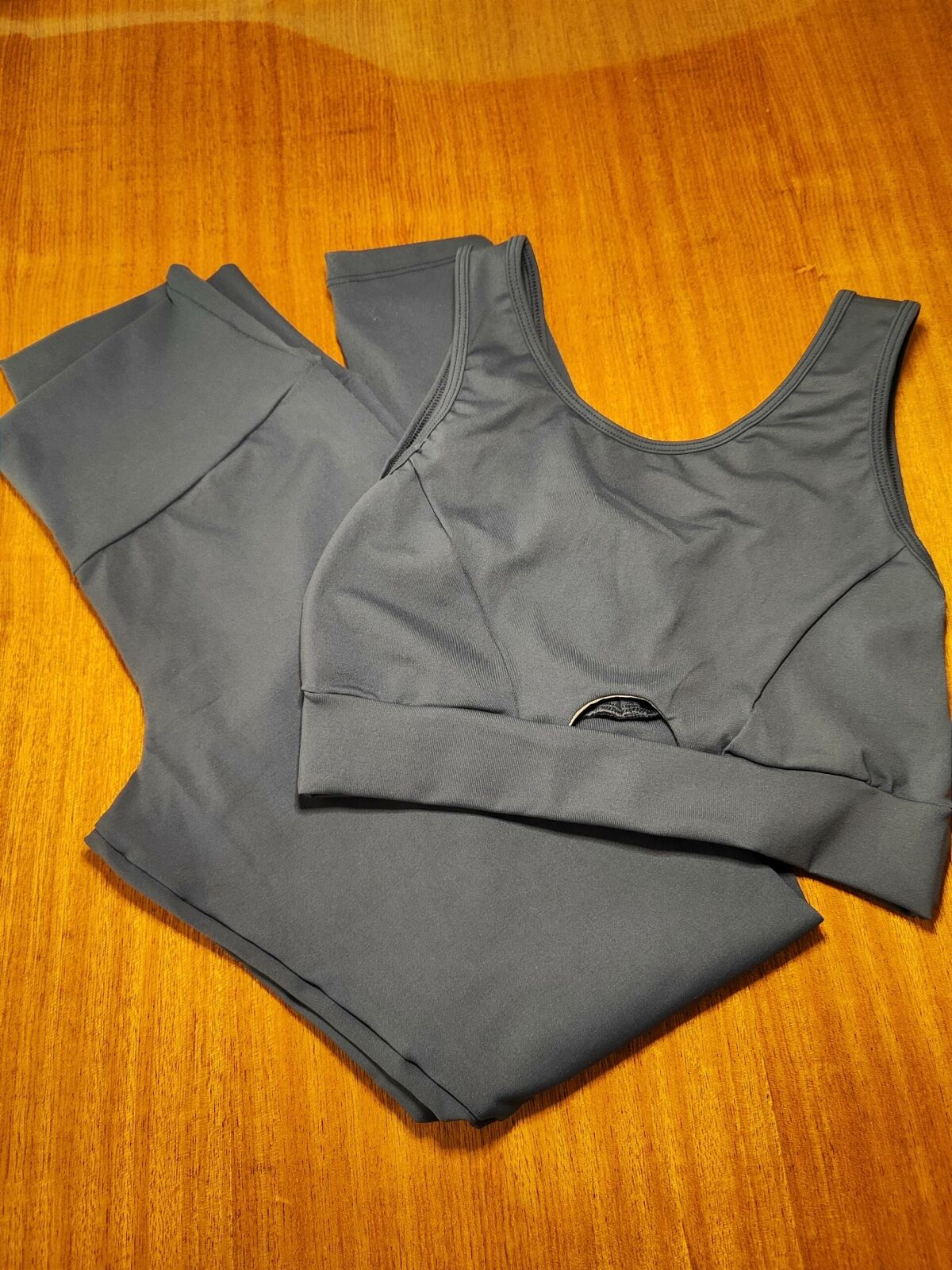 Imagem de Conjunto Leg e Top de Cor Cinza BJRS1 - Tamanho Único 38 ao 42
