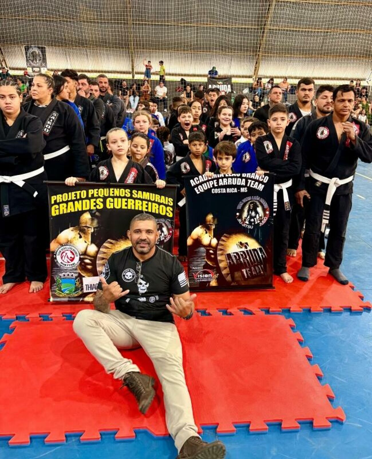 Ilustração da notícia Equipe de Costa Rica conquista 18 medalhas e 2º lugar geral no 1° Open de Jiu-Jitsu de Figueirão da MS Todo dia