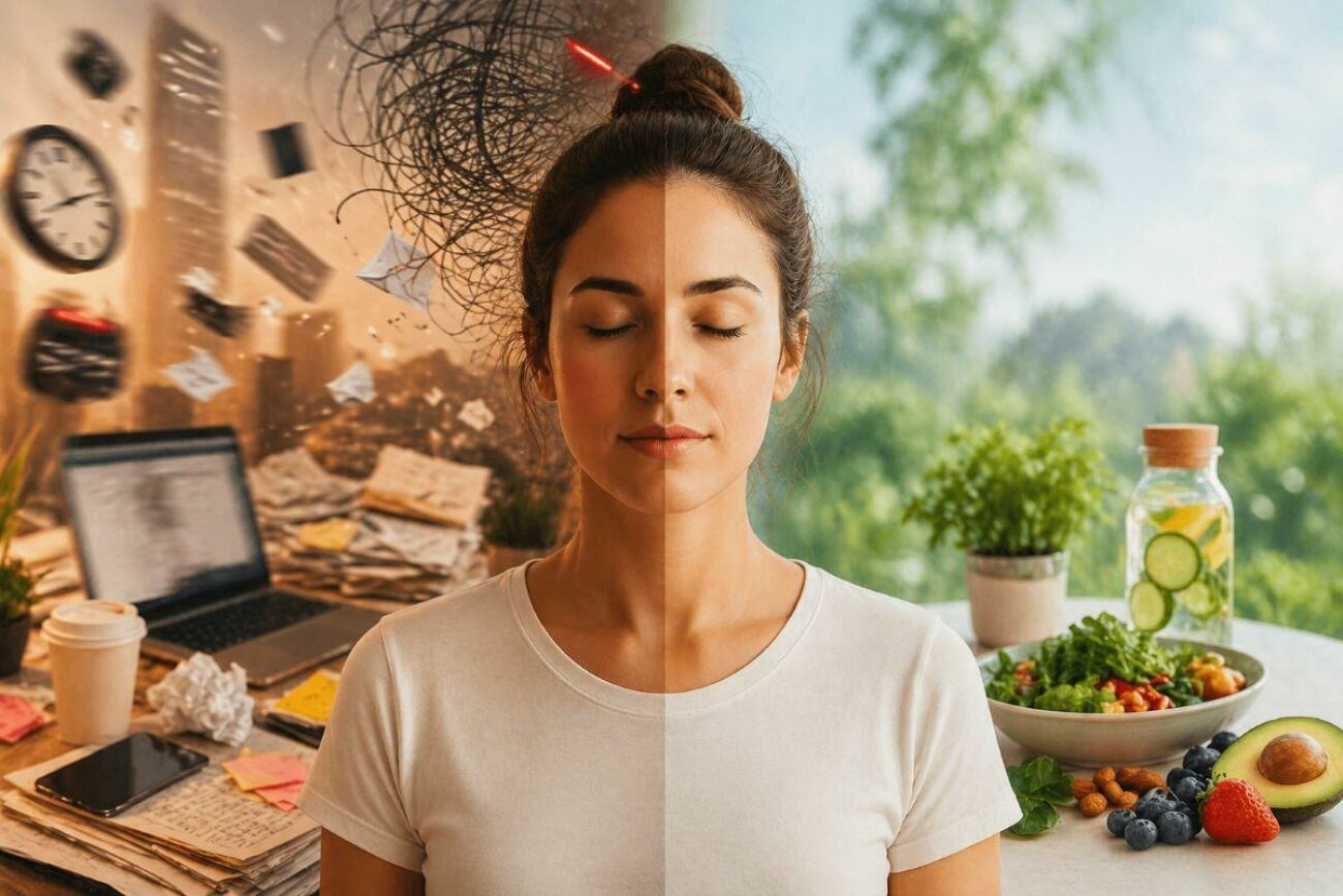 Imagem principal Estratégias para Baixar o Cortisol e Tirar o Corpo do Estado de Alerta