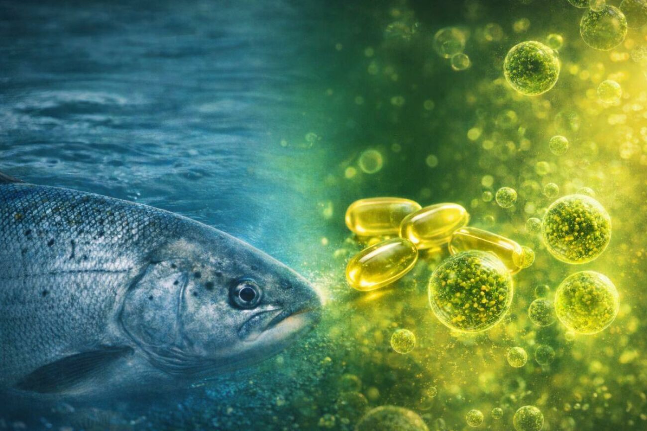 Imagem principal Ômega-3 Sem Peixe: O Nutriente Essencial que Nasce nas Plantas e Vem do Mar em Forma de Alga