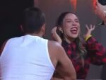 Imagem principal do artigo BBB 25: Renata 'dá patada' em Diego Hypolito por cantoria em festa e web reage