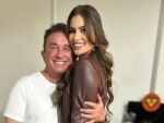Imagem da notícia Amado Batista minimiza diferença de idade para a esposa, Calita Franciele: "De forma nenhuma atrapalha"