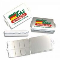 Imagem do produto PORTA COMPRIMIDO PLASTICO C/ 8 DIVISÕES IMP 1 COR 12925
