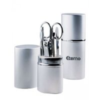 Imagem do produto KIT MANICURE 4 Pecas ESTOJO ALUMINO OVAL 4657