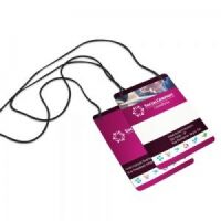 Imagem do produto CREDENCIAL P/ EVENTOS COUCHE 300G TAM 90X13CM FURO 4 CANTOS ARRED CORDAO PTO 195