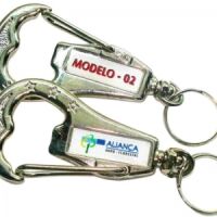 Imagem do produto CHAVEIRO MOSQUETÃO ABRIDOR COWTRY RESINADO 2 LADOS 6008