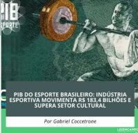 Imagem principal do artigo "Esporte é PIB: o Brasil precisa jogar mais sério com o esporte"