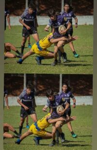Imagem principal do artigo NDU fez sua rodada, no CERET, no Domingo e a base, M/17, completou o final de semana de muito rugby.