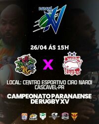 Imagem principal do artigo Os estaduais, no Brasil, são os mais importantes jogos de rugby nacional