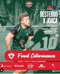 Imagem principal do artigo Final sensacional em Santa Catarina, Desterro e Joaca se enfrentam.