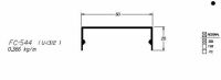 Imagem de FC-544 2,20 KG BARRA 6,00 ML FACHADA CORTINA