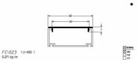 Imagem de FC-023 1,62 KG BARRA 6,00 ML FACHADA CORTINA