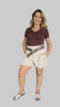 Imagem adicional 5 do item Cinto Boho de Couro Marrom – Estilo Boêmio, Artesanal e Durável para Looks Únicos