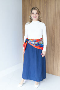 Imagem adicional 0 do item Blusa Regina Cropped Canelada  - Branca - Justa na Medida e Ideal para o Dia a Dia