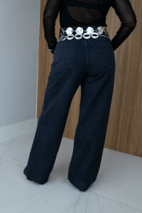Imagem adicional 2 do item Calça Wide Leg Black - Estilo, Conforto e Versatilidade