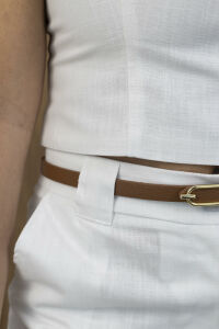 Imagem adicional 3 do item Top Cropped Feminino Lúmen - Branco - com Decote Coração e Alça Regulável