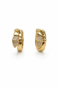 Imagem de Brinco Serpente Dourado