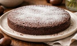 Image from the news article: Vegan Chocolate Brownie for Easter