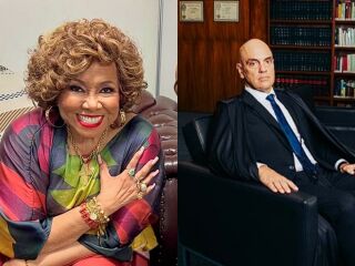 Imagem da notícia Alcione comenta repercussão sobre crush em Alexandre de Moraes e diz que admira postura firme do ministro do STF