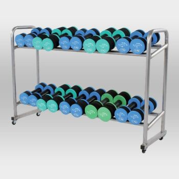 Imagem do produto Estante em Inox para Halteres de Hidro - P