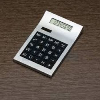 Imagem do produto CALCULADORA PLASTICA PRATA 8 DIGITOS 2732