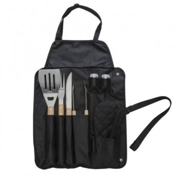 Imagem do produto KIT CHURRASCO AVENTAL 6 Pecas 05184