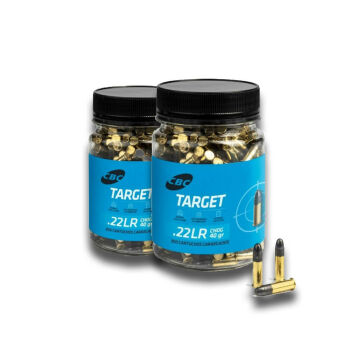 Imagem do produto (PROMOÇÃO EXCLUSIVA QAP) 2X POTES DE 300UN CBC TARGET 40GR CAL.22LR