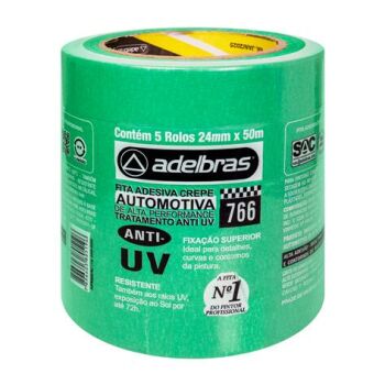 Imagem do produto FITA CREPE AUTOMOTIVA  766 24 MM X 50 MTS - ADELBRAS