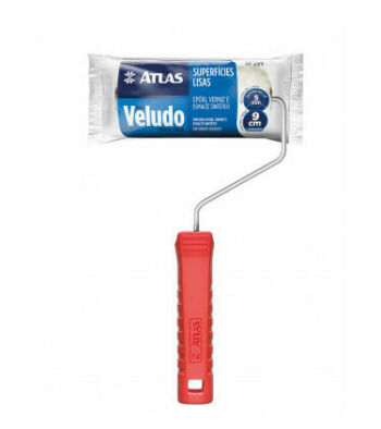 Imagem do produto ROLO DE PINTURA VELUDO LÃ NATURAL 9 CM - ATLAS