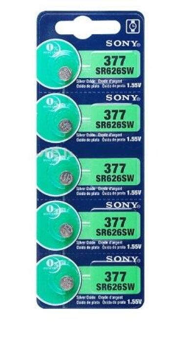 Imagem do produto Bateria 377 Murata (Antiga Sony) Cartela com 5 unidades